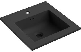 Mexen Otis, umývadlo na zapustenie 46 x 46,5 cm, čierna matná, 25184571