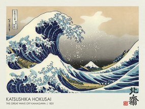 Obrazová reprodukcia Veľká vlna pri Kanagawe (1831), Katsushika Hokusai