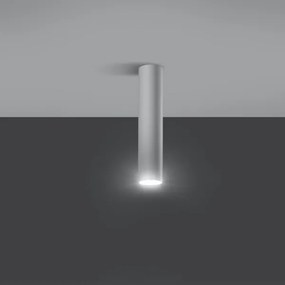 Sollux SL.0435 - Bodové svietidlo LAGOS 1xGU10/10W/230V biela