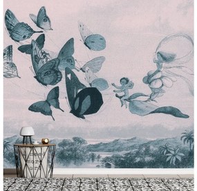 Artgeist Fototapeta - Butterflies and Fairy Veľkosť: 150x105, Verzia: Premium