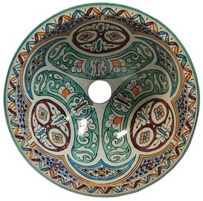 Orientálne ručne maľované umývadlo FES 51