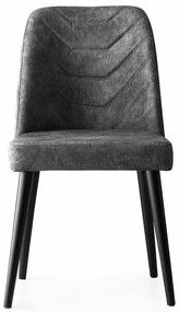 Súprava jedálenských stoličiek Dallas Anthracite, 2