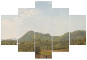 Obraz - Simon Denis,  View Near Naples, reprodukcia (150x105 cm)