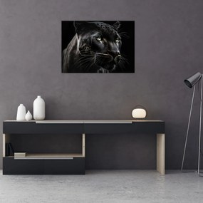 Obraz - Čierny panter (70x50 cm)