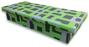 Jednolôžková posteľ (váľanda) 80 cm Janae 10 (Gusto 5A zelená). Akcia -7%. Vlastná spoľahlivá doprava až k Vám domov. 793086