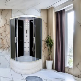 BPS-koupelny Hydromasážny box WSH306AS 90, 90x90 so saunou
