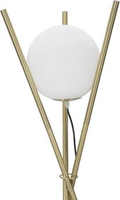 Stojacia lampa Glamy 155 cm biela/zlatá