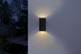 LEDVANCE Vonkajšie nástenné LED svietidlo ENDURA STYLE UPDOWN, 11,5 W, teplá biela, IP44, sivá