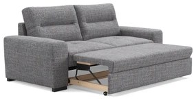 Rozkladacia trojmiestná pohovka COMO svetlosivá