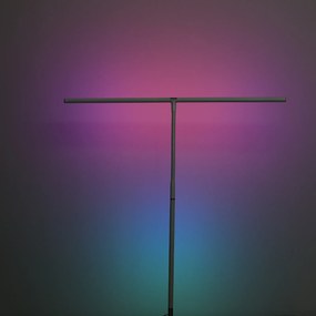 Stolná LED lampa NOX s RGBW efektmi, základňa, diaľkový ovládač