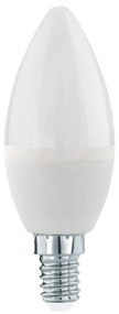 EGLO Stmievateľná LED žiarovka, E14, C37, 7,5 W, 806lm, 3000K, teplá biela