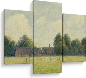 Obraz - Camille Pissarro, Hampton Court Green, reprodukcia (90x60 cm)