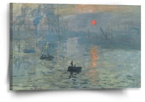 Sablio Obraz Impresia, východ slnka - Claude Monet - 60x40 cm