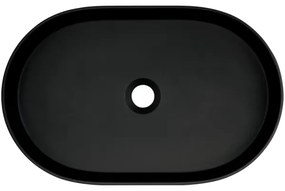 Deante CQS_NU6S - Umývadlo na dosku SILIA 35x55 cm granit/čierna