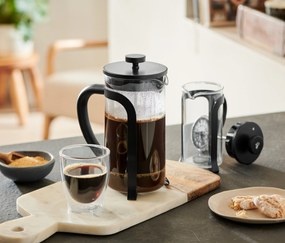 Kanvica french press 800 ml, 6 šálok, čierna