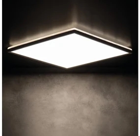 Kanlux 31511- LED Kúpeľ. stropné svietidlo AZPO LED/22W/230V 42x42 cm IP54 čierna KX2607