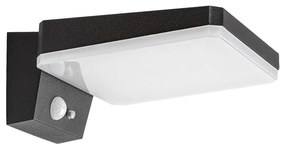 Rabalux 77078 - LED solárne nástenné svietidlo LASSET LED/4,4W/3,7V IP54 čierne