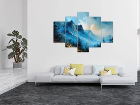 Obraz - Maľba hôr (150x105 cm)