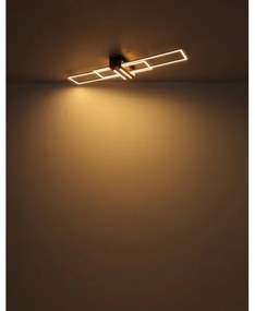 Globo 67208-40N - LED Stropné svietidlo DAKARI LED/40W/230V 3000K 25x100 cm čierna