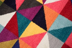Farebný koberec s geometrickým vzorom Salsa Šírka: 80 cm | Dĺžka: 150 cm