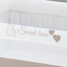 AD Detská postieľka k posteli CAM sivá Farba: Sivá