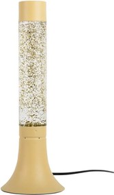 Svetložltá stolová lampa so skleneným tienidlom (výška 37,5 cm) Astro Glittler – Leitmotiv