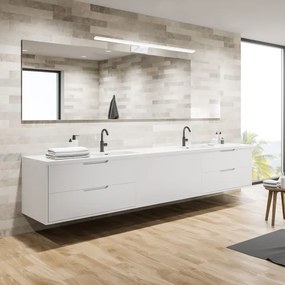 LED Kúpeľňové osvetlenie zrkadla SHINE WHITE LED/15W/230V 80 cm IP44 biela