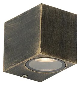 Moderná nástenná lampa starožitné zlato IP44 - Baleno
