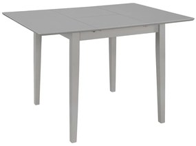 Rozkladací jedálenský stôl drevotrieska sivý (80-120)x80x74 cm