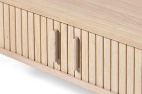 Dizajnový konferenčný stolík Palomino 120 cm biely dub
