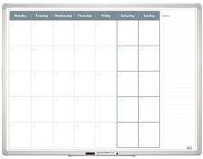 Toptabule.sk  Mesačná plánovacia tabuľa 120x90 cm