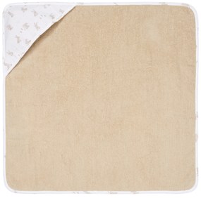 Osuška s kapucňou Baby Bunny / Beige