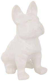ATMOSPHERA Dekoračná soška Dog1, 12x23,5x17,9 cm, biela