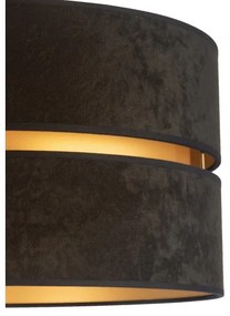 Duolla - Stojacia lampa DUO 1xE27/60W/230V pr. 44 cm čierna/béžová