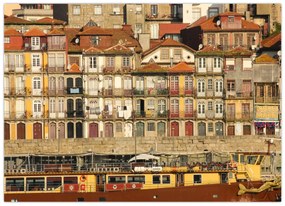 Obraz - Nábrežná štvrť, Portugalsko (70x50 cm)