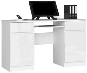 PC stolík Aranandose (biela + lesk biely). Vlastná spoľahlivá doprava až k Vám domov. 1117069