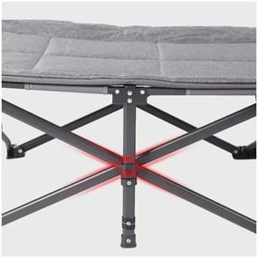 Skladacie turistické lehátko 187 × 68 cm – kompaktné a pohodlné