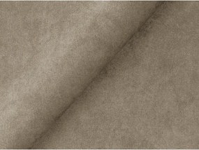 Hnedá zamatová rohová pohovka (ľavý roh/s leňoškou) Aloha – Makamii