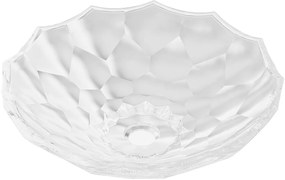 Mexen Inga, sklenené umývadlo na dosku 44 x 44 cm, číra, 24074400