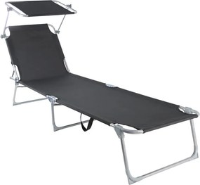 Set 2ks relaxačných lehátok s nastaviteľnou strieškou SEBASTIAN