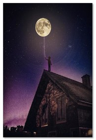 Gario Obraz na plátne Dobrú noc, mesiac - Rokibul Hasan Rozmery: 40 x 60 cm