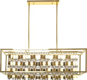 Toolight Toolight, závesné svietidlo 4xE27 APP1113-4CP, zlatá lesklá, OSW-04555