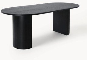 Oválny drevený jedálenský stôl Bianca, 200 x 90 cm
