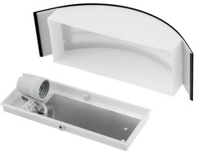 Vonkajšie nástenné svietidlo 1xE27/14W/230V IP44 čierna