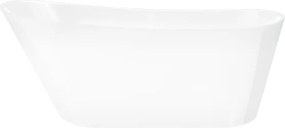 Voľne stojaca vaňa Corsan Estella 170 s čiernym korkom