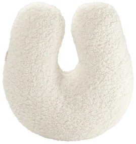 Krémový detský pohovkový vankúš z textílie buklé U – Wigiwama