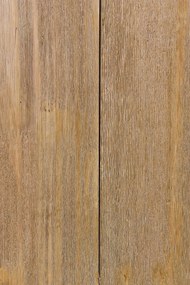 Kvetináč BLOCK, výška 33 cm, akácie, hnedý