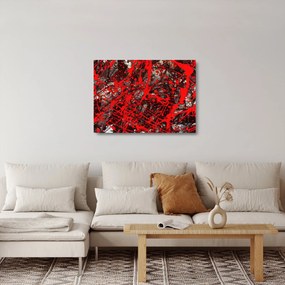 Sklenený obraz - Expresívne abstrakcie (70x50 cm)