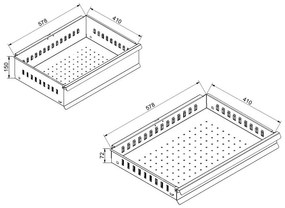 Güde Pojazdný dielenský vozík na náradie GD, 6 zásuviek, 705 x 545 x 960 mm, antracit / červená