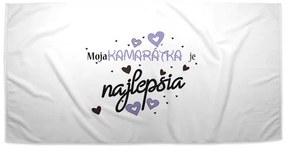 Sablio Uterák Moja kamarátka je najlepšia - 50x100 cm